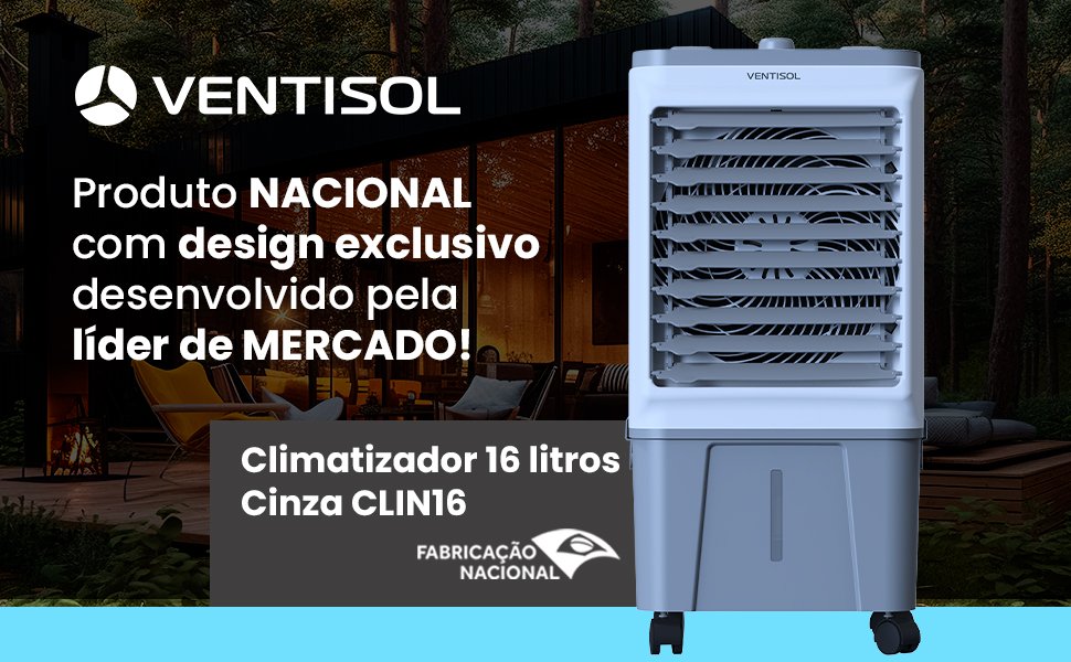 Climatizador Ventisol CLIN16 (16 Litros): alternativa barata ao ar-condicionado ou só um ventilador chique?